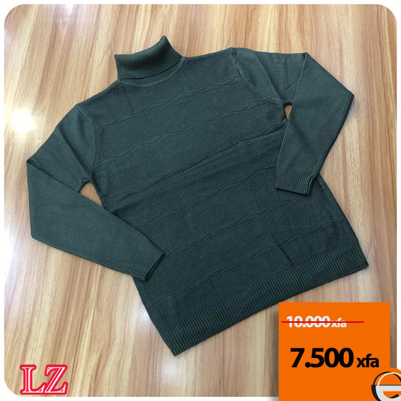 PULLOVER SWEATER GRIS FONCE