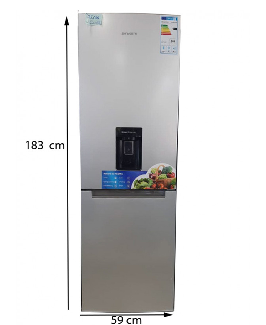 Réfrigérateur Combiné Skyworth – SR283/405DB – 283L – Gris